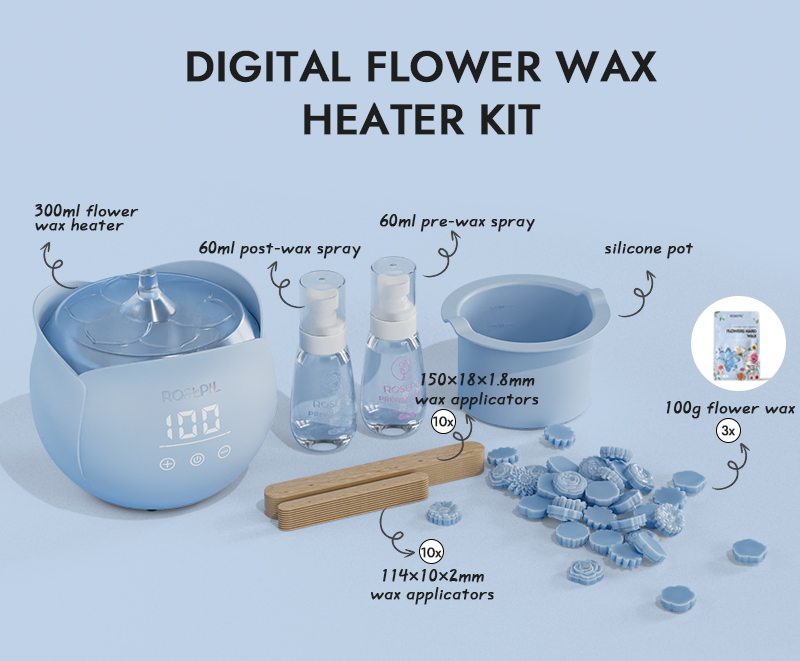 Набор Digital Flower Wax Heart — синий