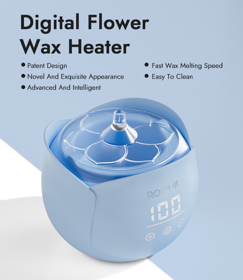 Цифровой нагреватель воска для цветов-Фиолетовый