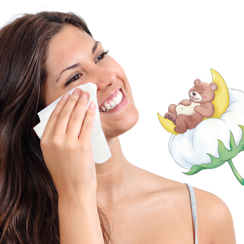 Disposable face towel