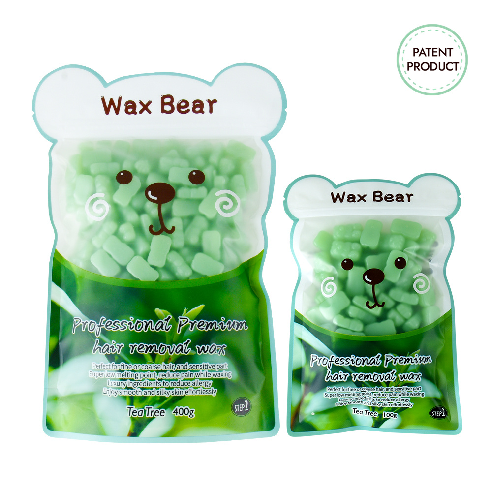 Воск Bear Beans для удаления волос Твердый воск НОВЫЙ воск для депиляции Bear Bean