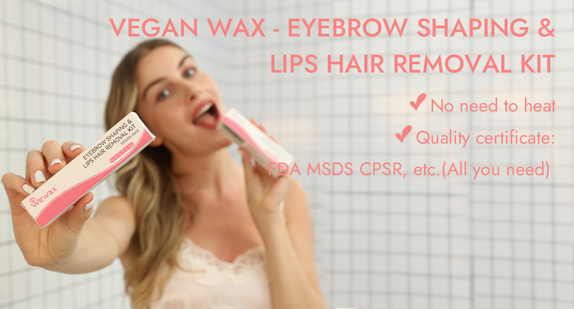 Wewax Vegan Wax-Eyebrow Shaping&lips Hair Removal Kit