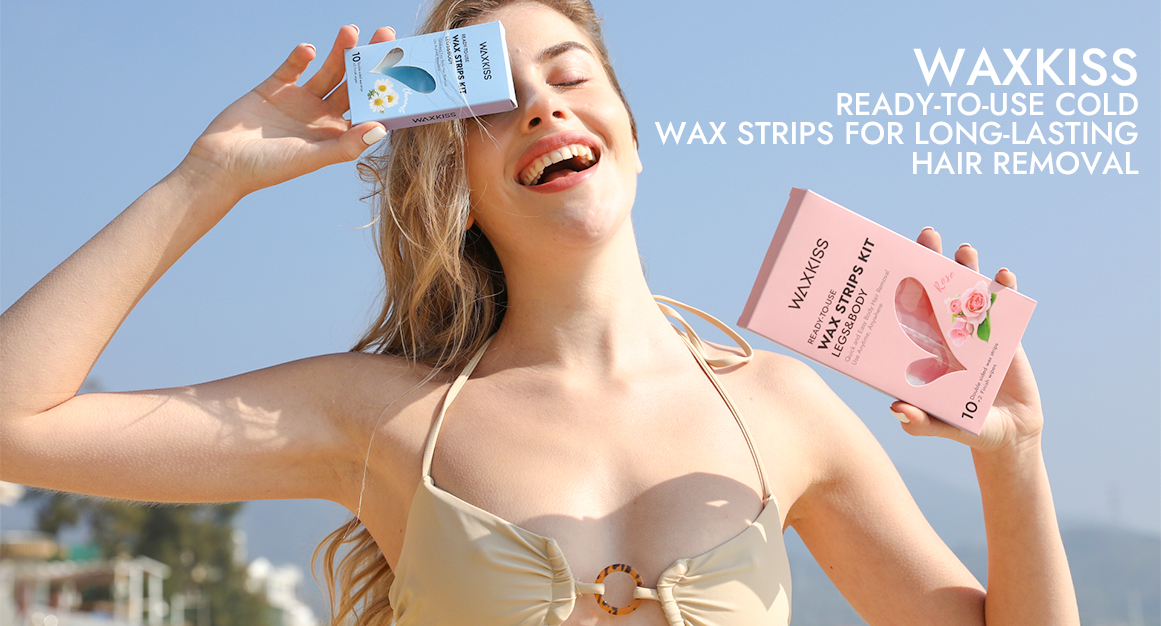 Готовый к использованию набор восковых полосок для удаления волос